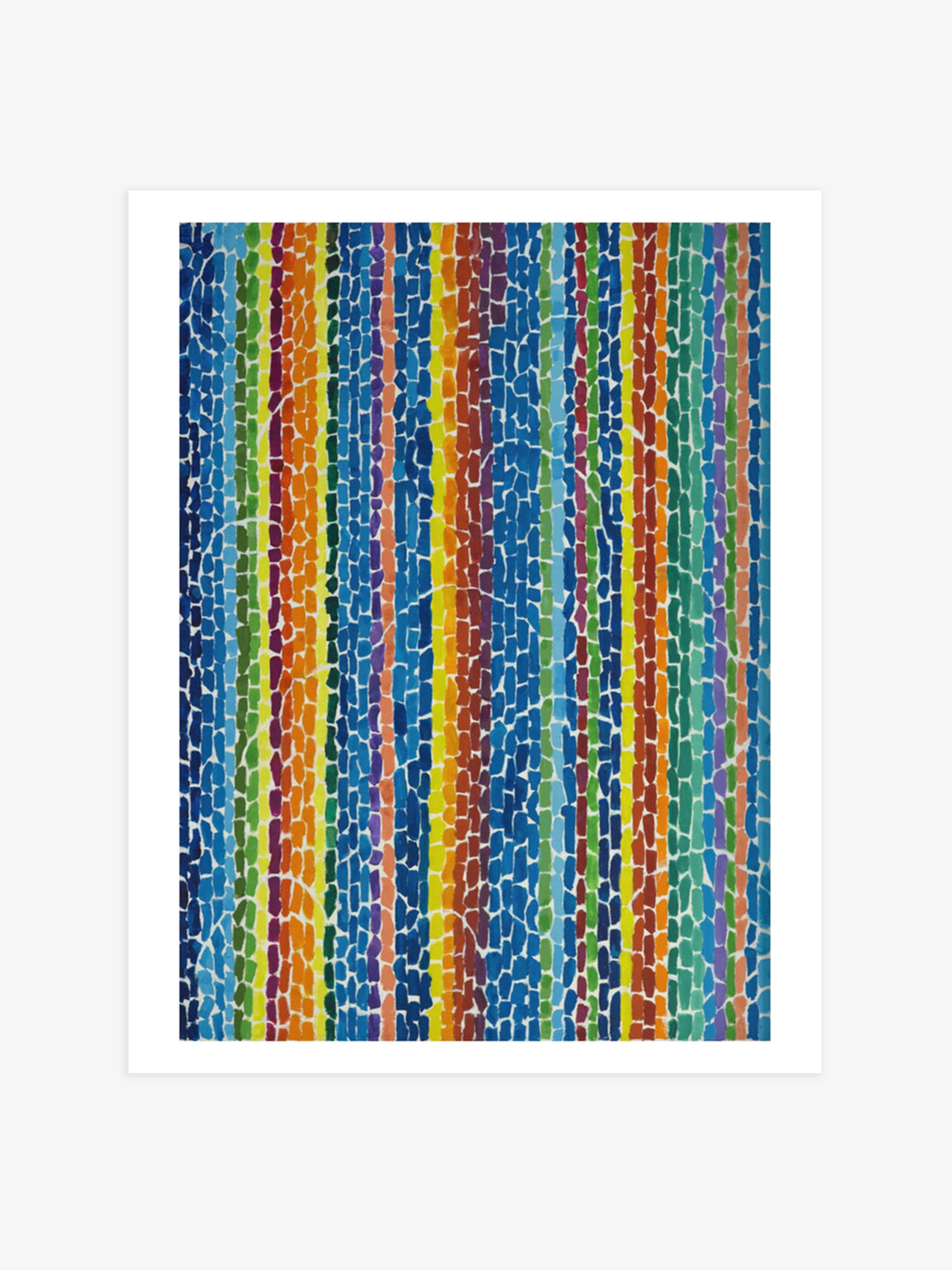 Wind, Sunshine, and Flowers Print by Alma Thomas – Brooklyn Museum