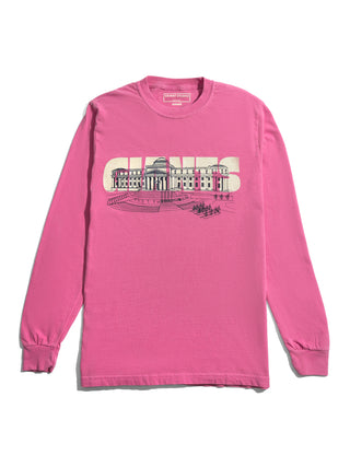 Savant Studios Giants Long Sleeve Facade T-Shirt, Pink