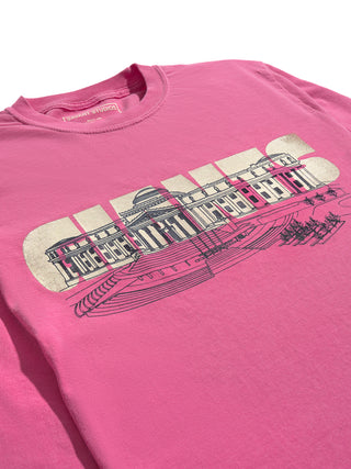 Savant Studios Giants Long Sleeve Facade T-Shirt, Pink