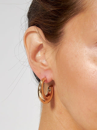 Selene Chunky Open Hoop Earrings