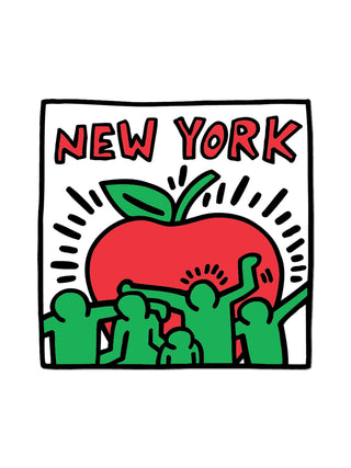 Big Apple Sticker by Keith Haring