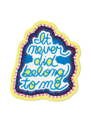 It never did belong to me Sticker by Jeffrey Gibson
