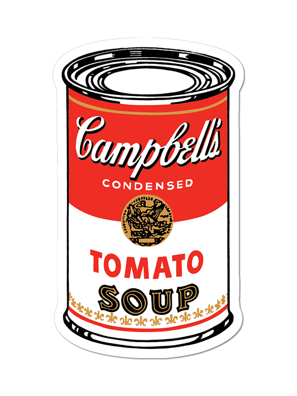 Campbell's Soup Can Sticker by Andy Warhol – Brooklyn Museum