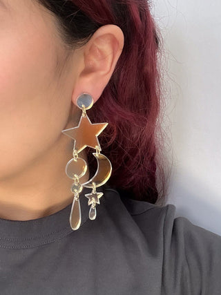 Stella Earrings, Iridescent