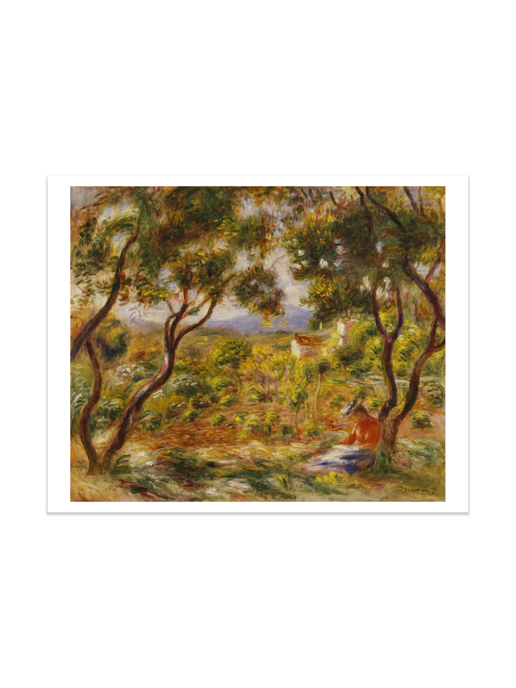 The Vineyards at Cagnes (Les Vignes à Cagnes) Print by Pierre