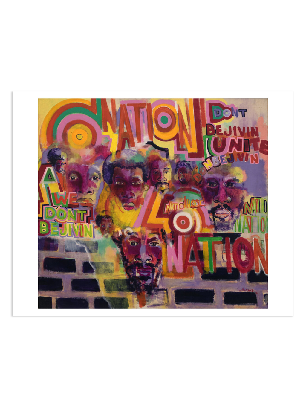 Nation Time Print by Gerald Williams – Brooklyn Museum