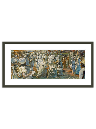 Jubilee- Ghana Harvest Festival Print by John Thomas Biggers