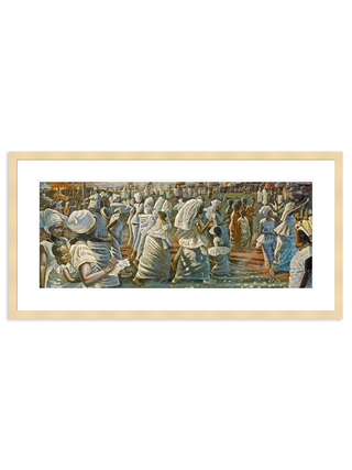 Jubilee- Ghana Harvest Festival Print by John Thomas Biggers