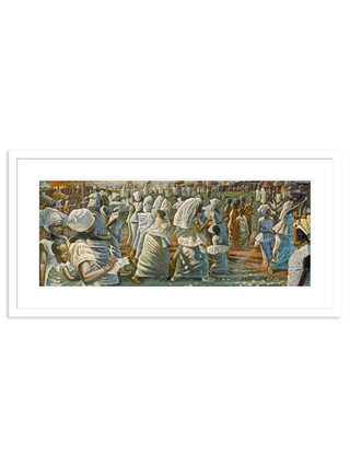 Jubilee- Ghana Harvest Festival Print by John Thomas Biggers