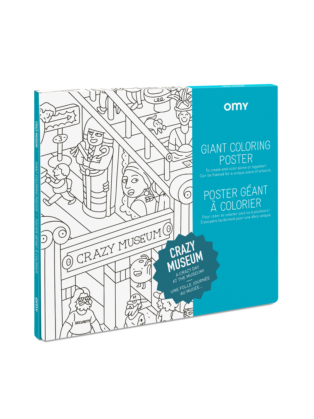Crazy Museum Giant Coloring Poster – Brooklyn Museum