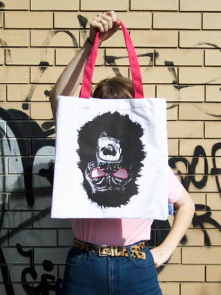 Gorilla Mask Tote Bag x Guerrilla Girls