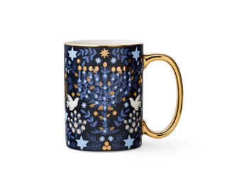 Laurel Menorah Porcelain Mug