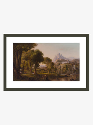 Copy after Thomas Cole's Dream of Arcadia Print by Robert Seldon Duncanson