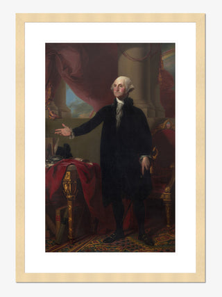 George Washington Print by Gilbert Stuart