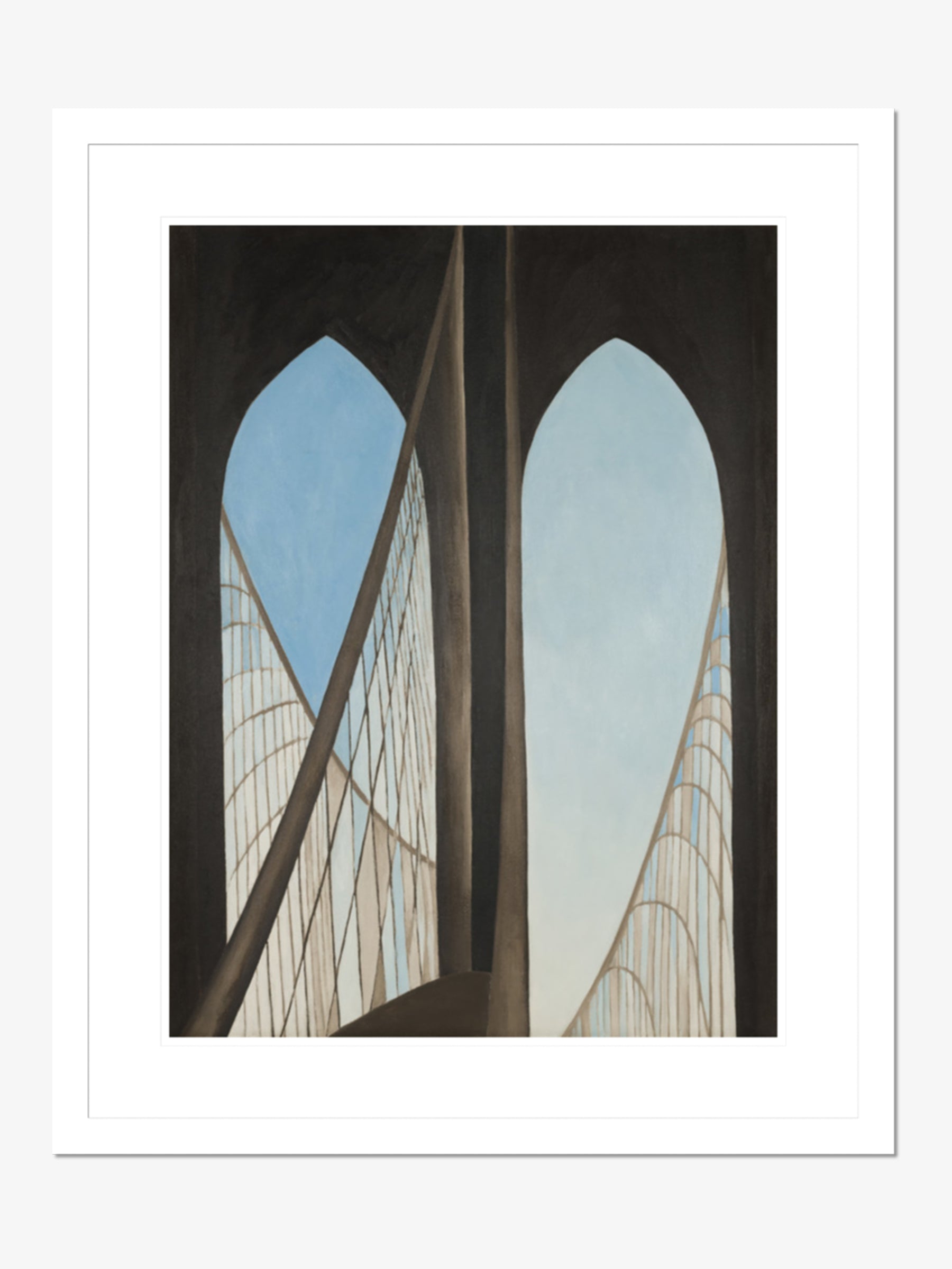 Kwgjun.様　Untitled（Brooklyn） Brooklyn Bridge Print by Georgia O'Keeffe – Brooklyn Museum