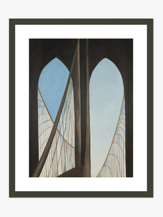 Brooklyn Bridge Print by Georgia O'Keeffe