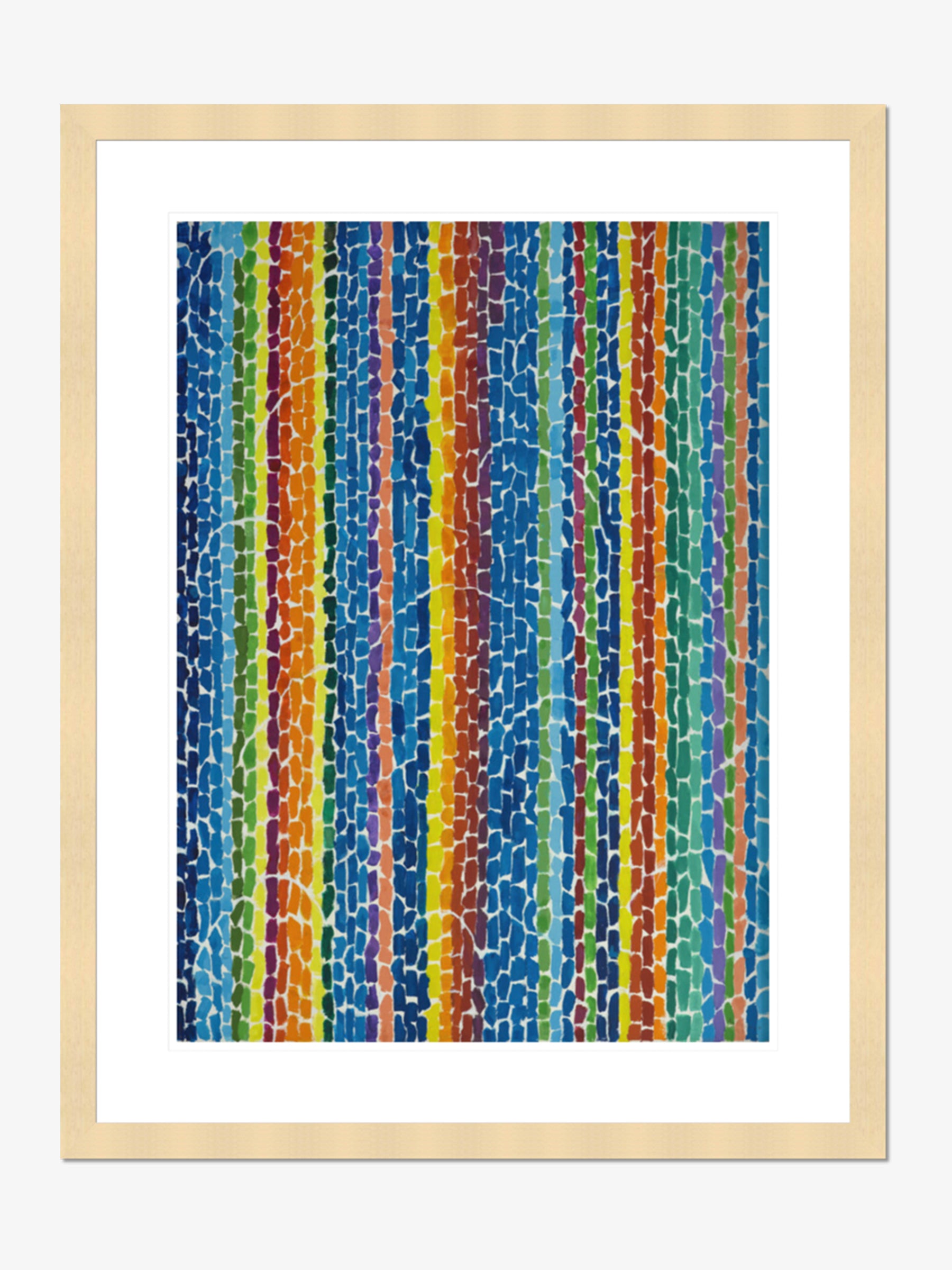 Wind, Sunshine, and Flowers Print by Alma Thomas – Brooklyn Museum