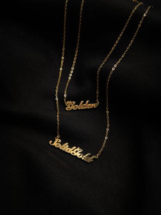 Solid Gold Necklace, 18K Gold