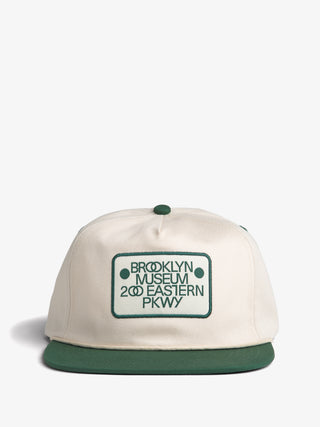 Brooklyn Museum 5 Panel Cap, Green