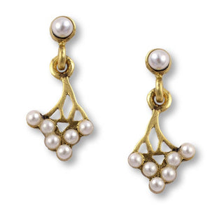 Art Nouveau Spray Earrings