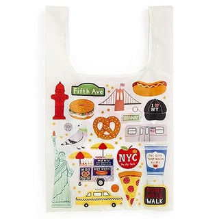 The Big Apple Packable Nylon Tote Bag