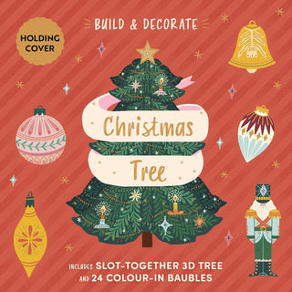 Build & Decorate: Christmas Tree: Includes Slot-Together 3D Tree and 31 Color-in Bauble