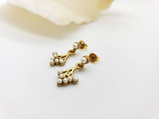 Art Nouveau Spray Earrings