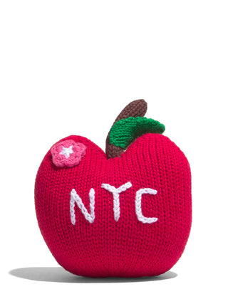 Cherry Blossom Apple Rattle Toy