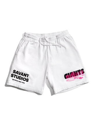 Savant Studios Giants Shorts, White