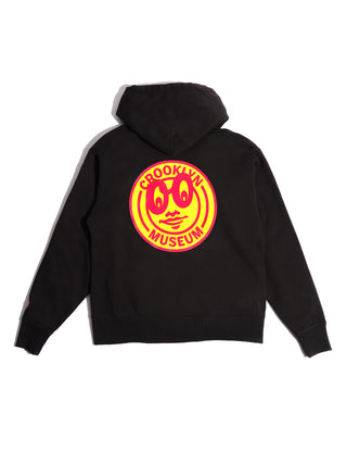 Crooklyn Museum Eyes Hoodie, Black