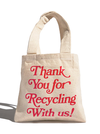 Thank You For Recycling Mini Tote