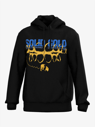 Solid Gold Grillz Hoodie, Black