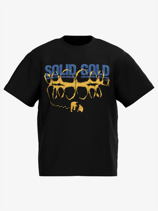 Solid Gold Grillz Tee, Black