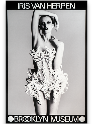 Iris Van Herpen Exhibition Poster, Skeleton Dress