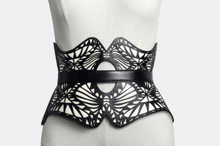 Symbiosis Belt, Black and Ivory
