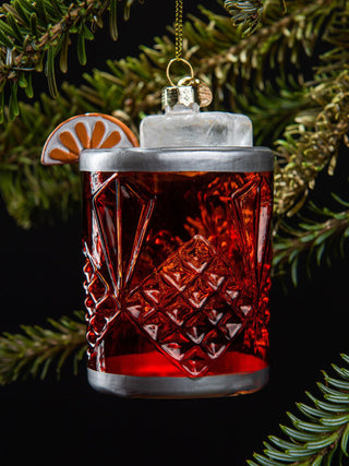 Negroni Cocktail Ornament