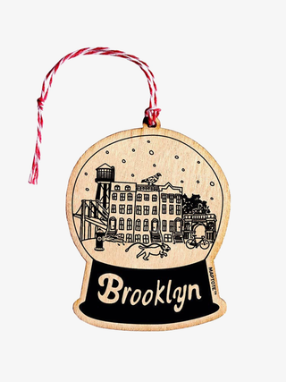 Brooklyn Wood Ornament