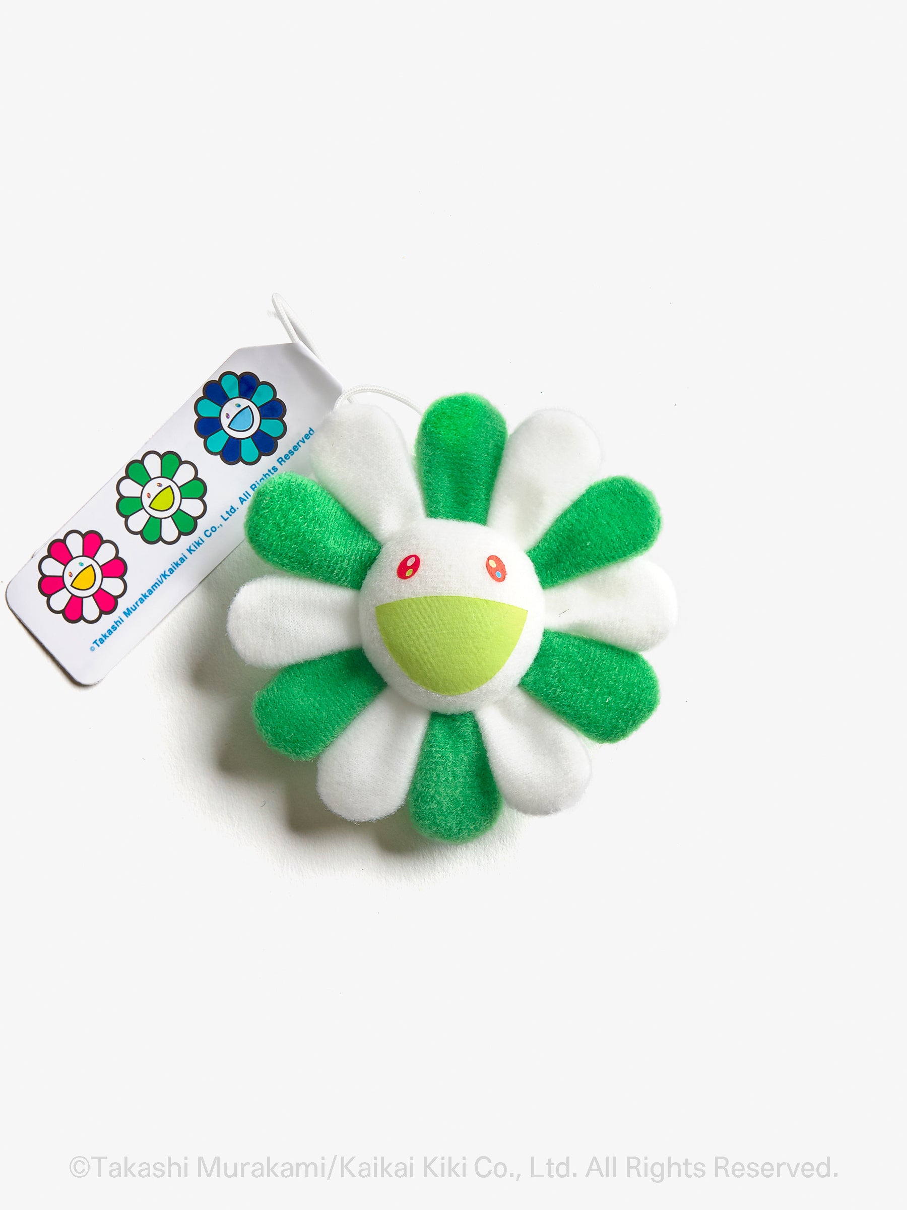 Takashi murakami flower plush keychain discount
