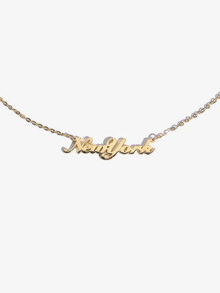 New York Necklace, 18K Gold