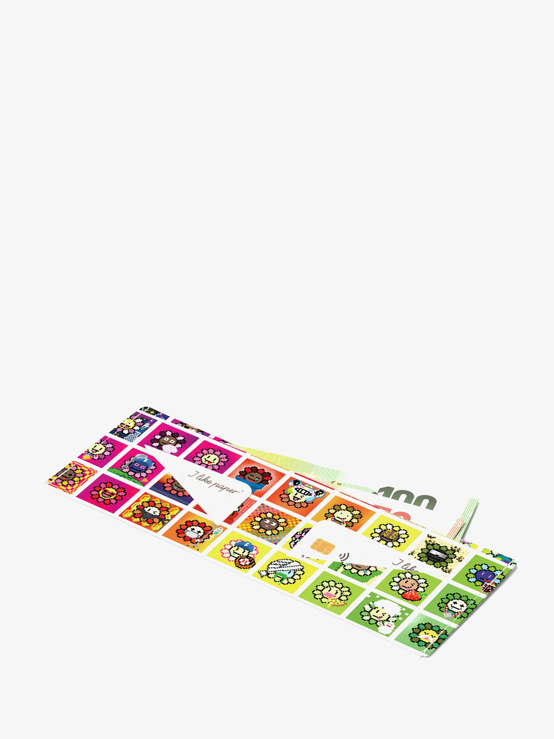 村上隆 x BK MUSEUM 108 BONNO MURAKAMI FLOWERS CARD HOLDER 108 Bonnō Murakami.Flowers Wallet – Brooklyn Museum