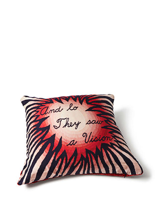 And Lo They Saw a Vision Sham And Pillow Insert by Judy Chicago