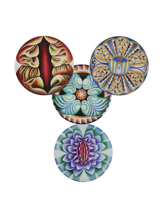 Set of Four Coasters by Judy Chicago