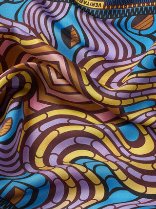 Eyes Silk Scarf by Vlisco