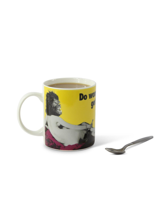 Do Women Have to be Naked Mug by Guerrilla Girls