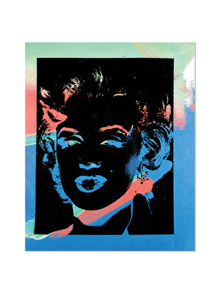 Marilyn Monroe Reverse Sticker by Andy Warhol