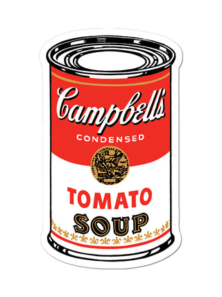 Campbell's Soup Can Sticker by Andy Warhol