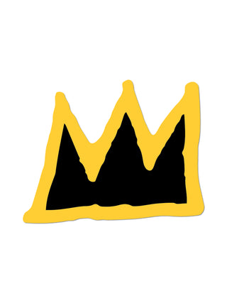 Crown Sticker by Jean-Michel Basquiat