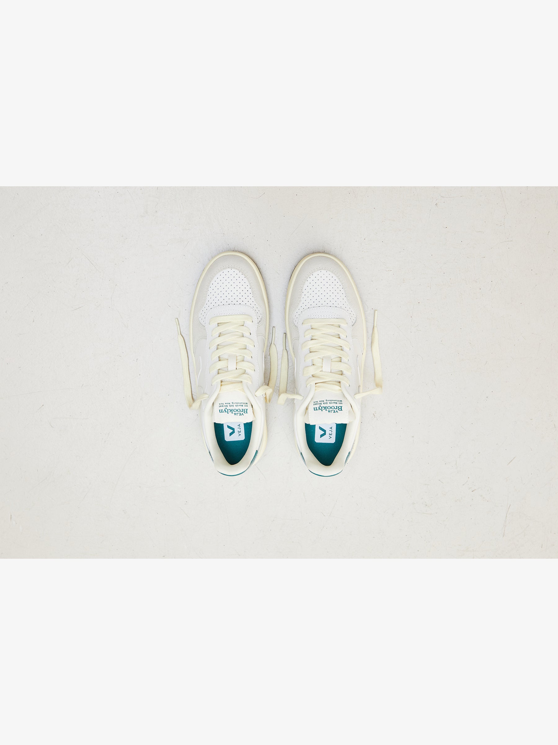 V-10 Prime Leather Veja x Brooklyn White Brittany Sneaker