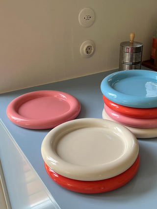 Chunky Plate, Pink