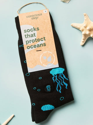 Socks that Protect Oceans, Black Jellyfish
